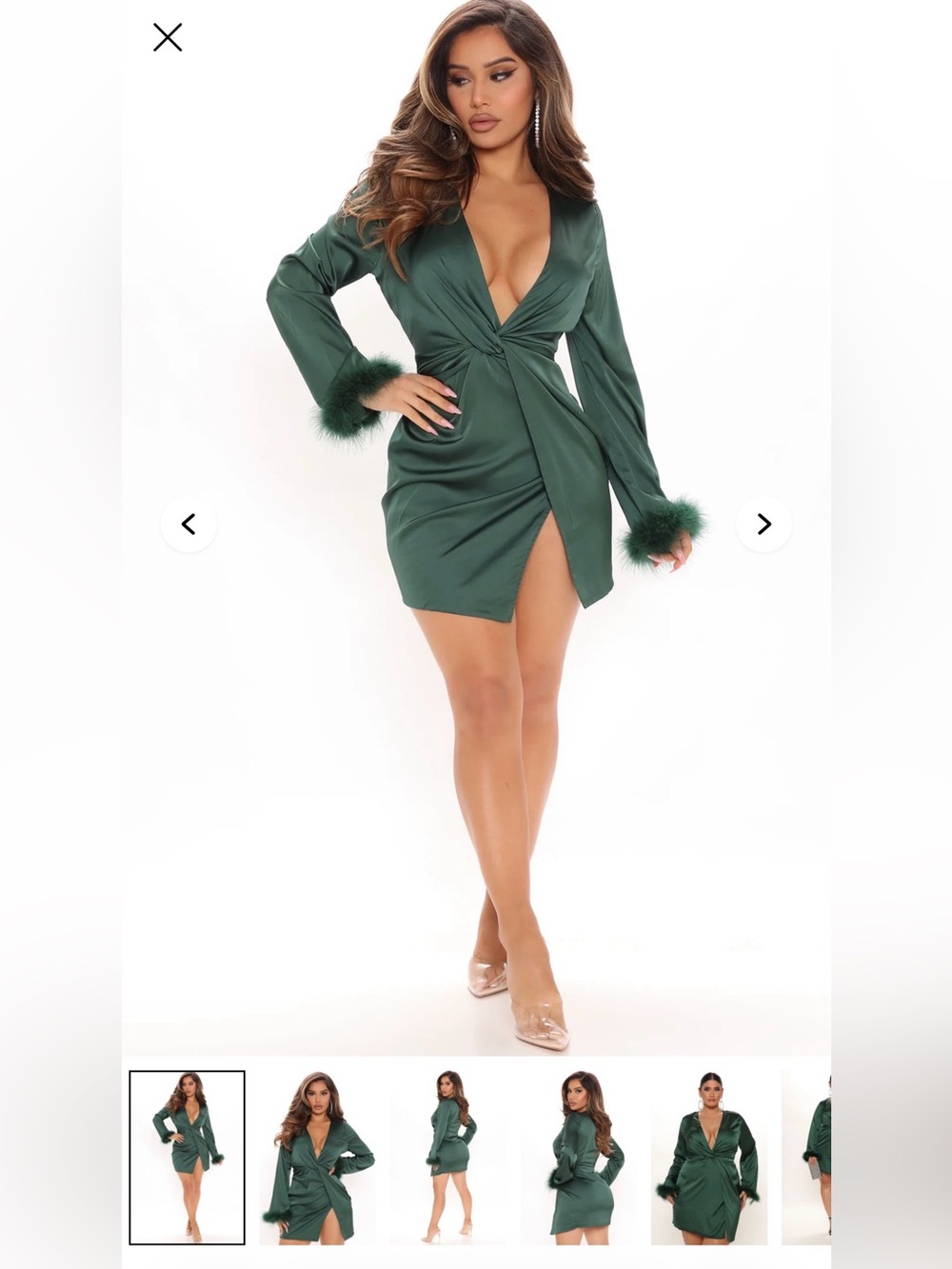 FN Green mini dress
